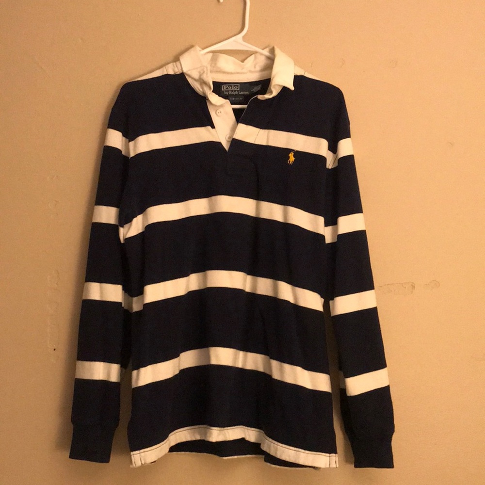 Polo Men’s Custom Fit Rugby Fleece Shirt